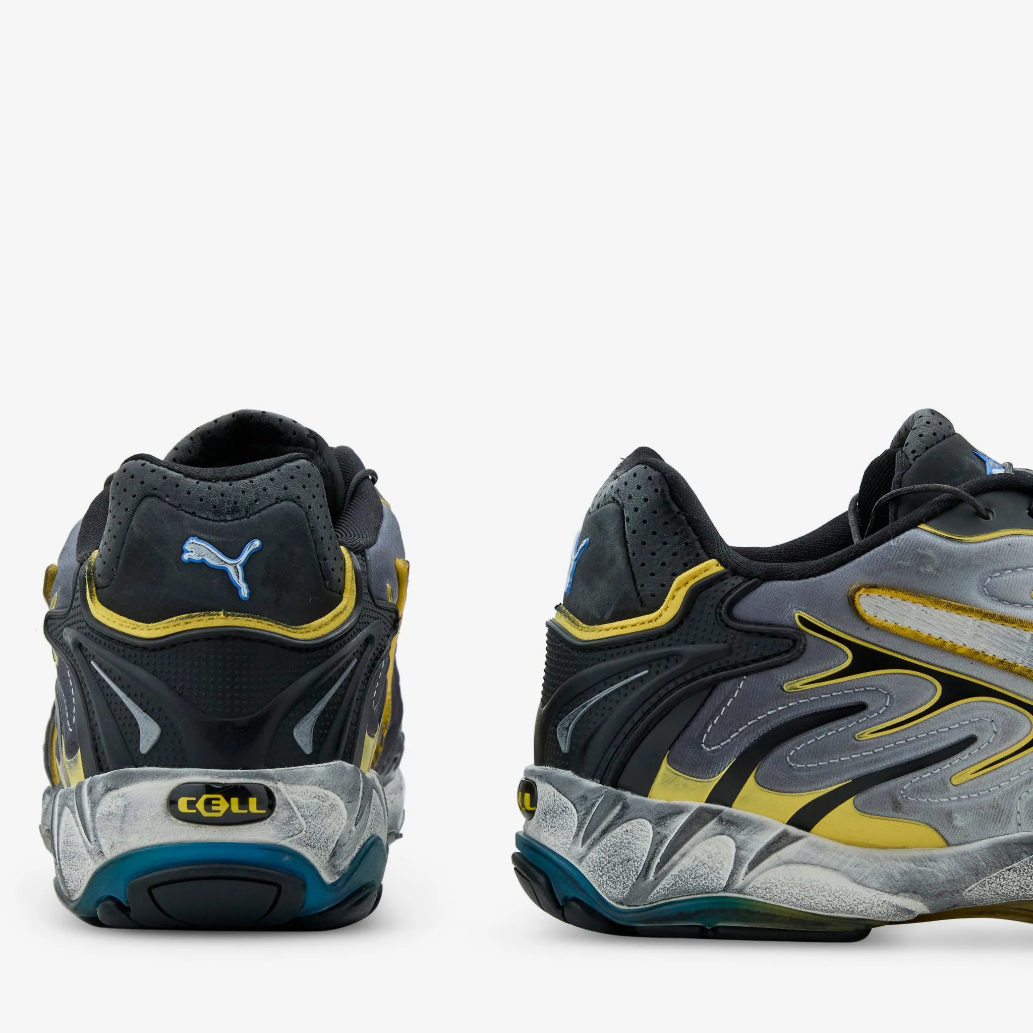 A$AP Rocky x Inhale Distressed Neoprene Warm White | PUMA Black | Pelé Yellow