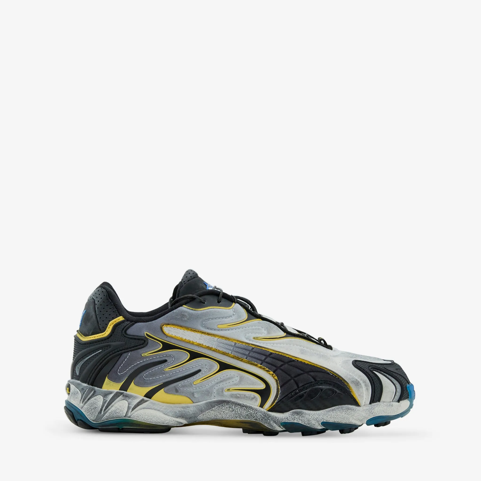 A$AP Rocky x Inhale Distressed Neoprene Warm White | PUMA Black | Pelé Yellow