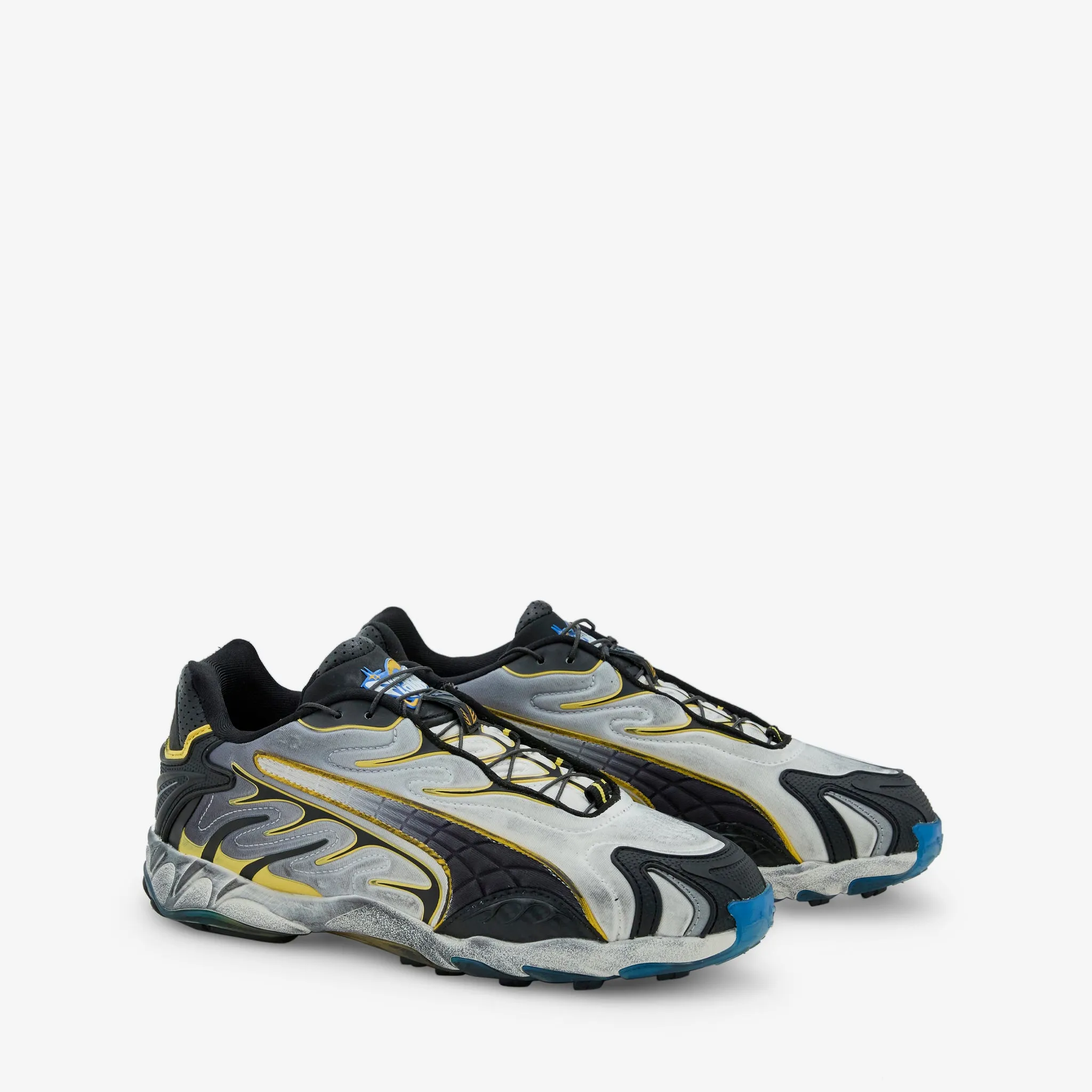 A$AP Rocky x Inhale Distressed Neoprene Warm White | PUMA Black | Pelé Yellow