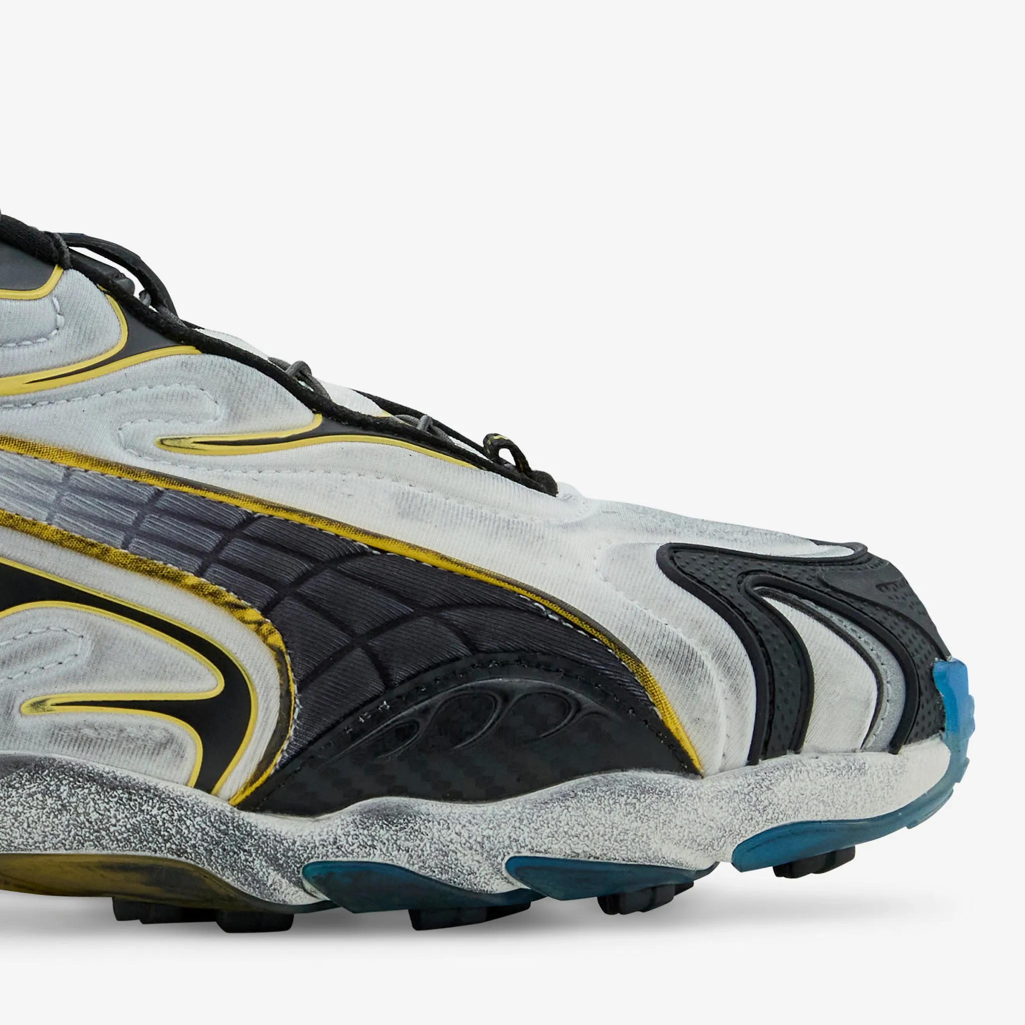 A$AP Rocky x Inhale Distressed Neoprene Warm White | PUMA Black | Pelé Yellow