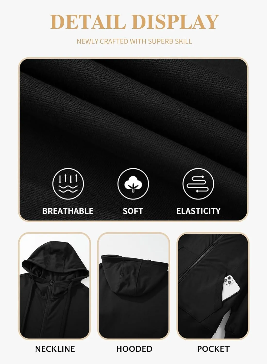 Eytino Women Plus Size Sweatshirts Long Sleeve Zip Up Oversized Casual Hoodies Jackets 2025 Fashion Fall Outfits(1X-5X)