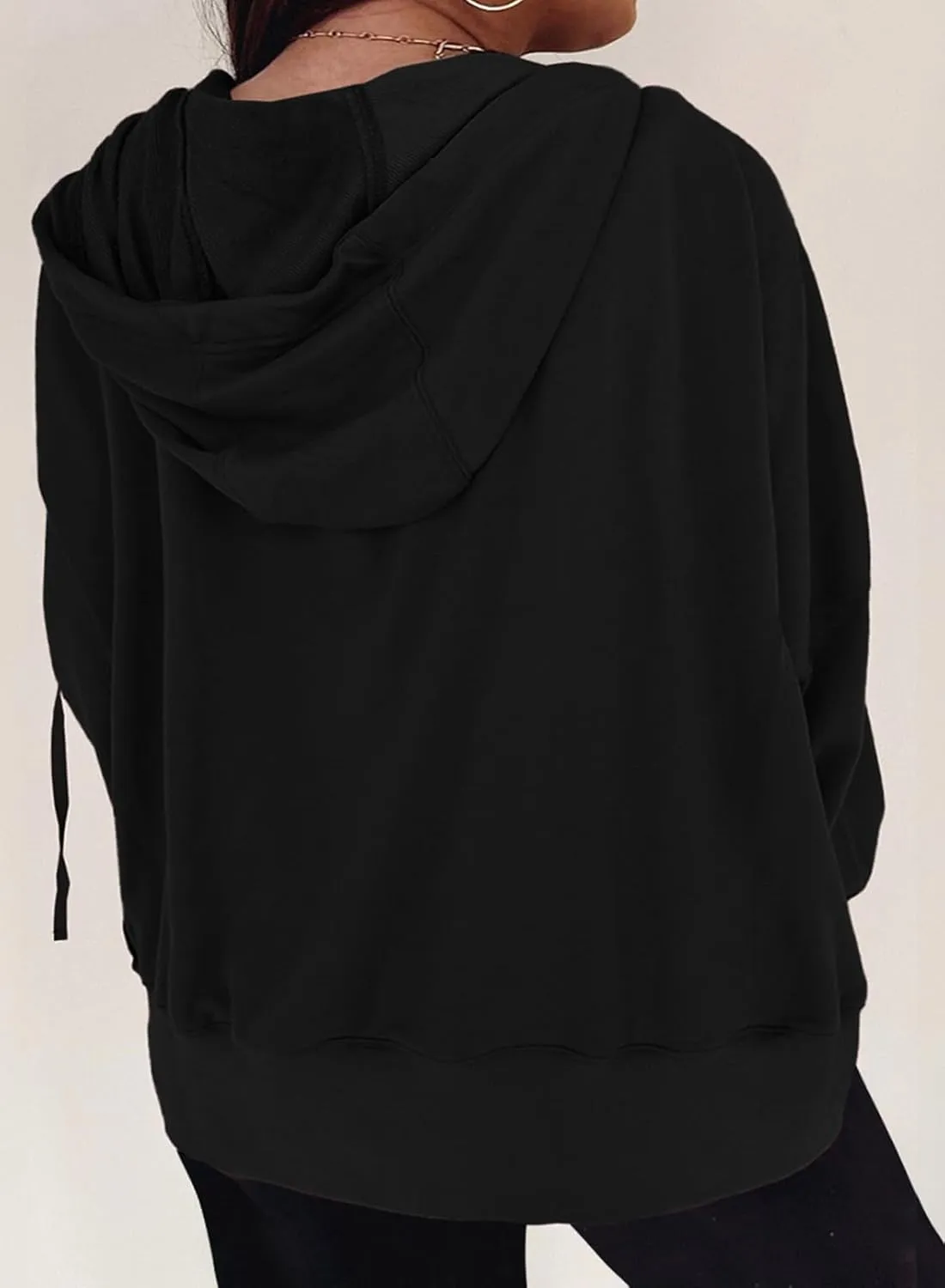 Eytino Women Plus Size Sweatshirts Long Sleeve Zip Up Oversized Casual Hoodies Jackets 2025 Fashion Fall Outfits(1X-5X)