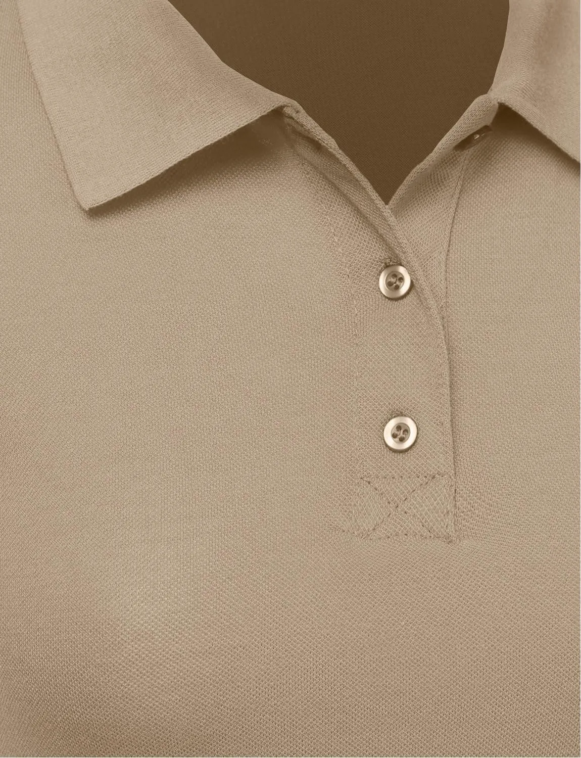 J. LOVNY Women's Slim Fit Long Waist Short Sleeve Plain Polo Tee Shirts