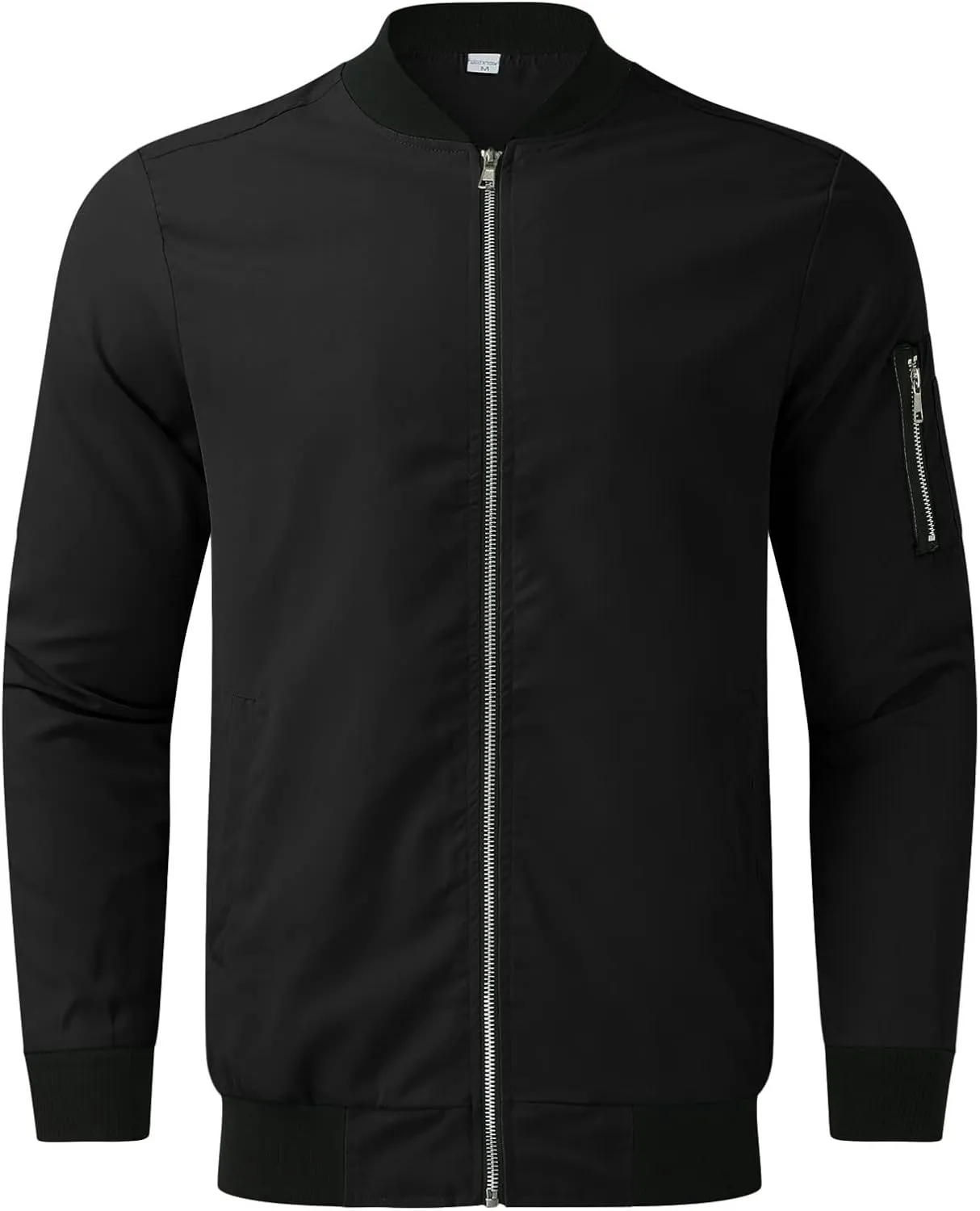 Jackets for Men, Men's Lightweight Bomber Jacket Outdoor Windproof Windbreaker Varsity Jacket Softshell Coat Outwear