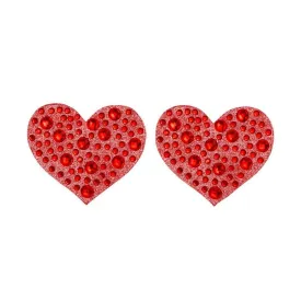 Leg Avenue Amore Nipple Jewel Stickers Red Hearts