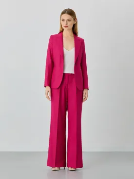 Loose Fit Trousers In Rayon Blend