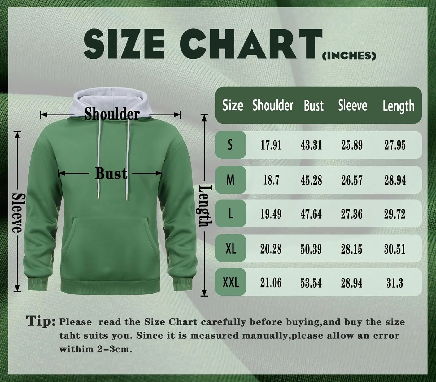 Mens Hoodies Pullover Color Block Fleece Long Sleeve Sweatshirt Tops with Pocket